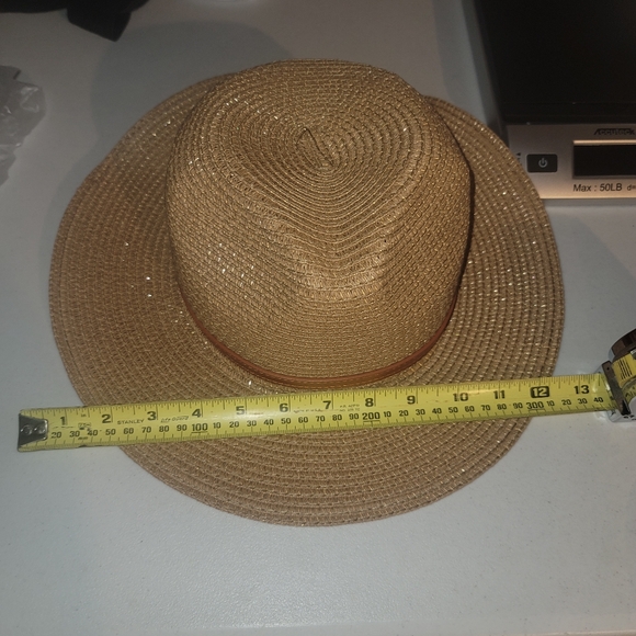 Unisex Summer Straw Fedora Cap Trilby Cuban Sun Hat Panama Short Brim Floral - Picture 3 of 6